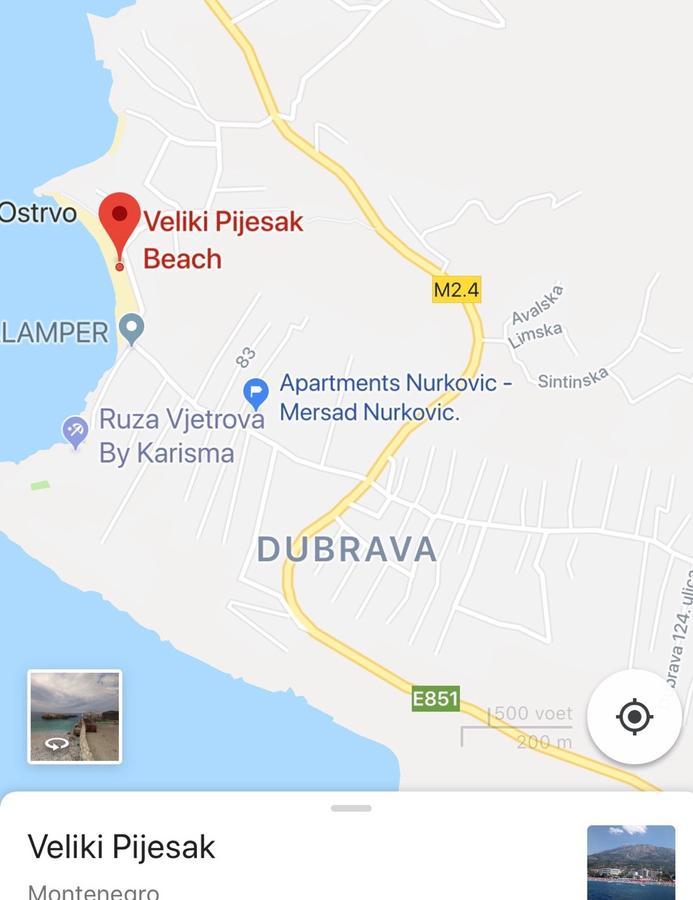 Apartments Nurkovic Добра Вода Екстер'єр фото